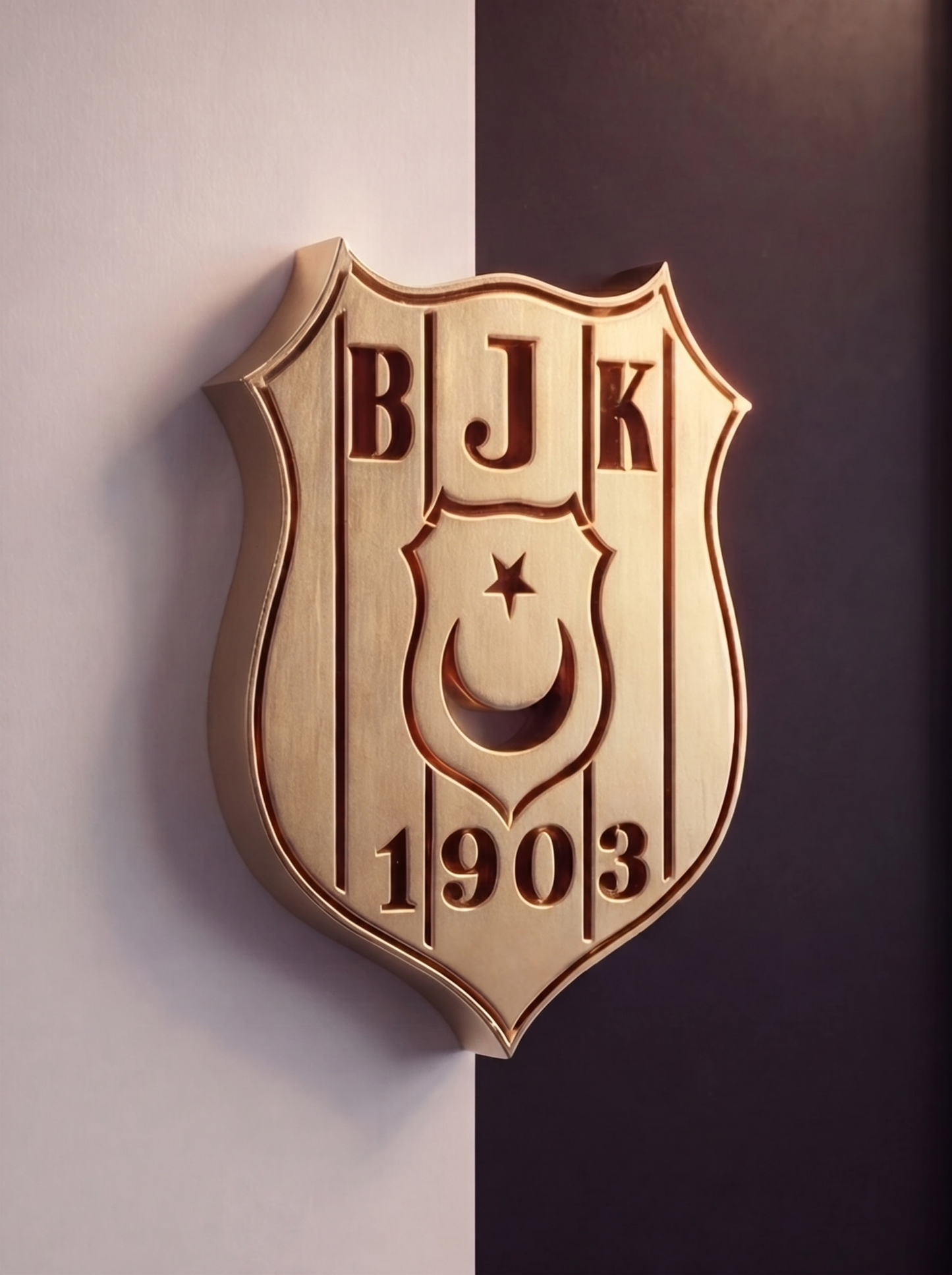 Siyah Beyaz Logolu Premium Tablo | Beyaz Kartal