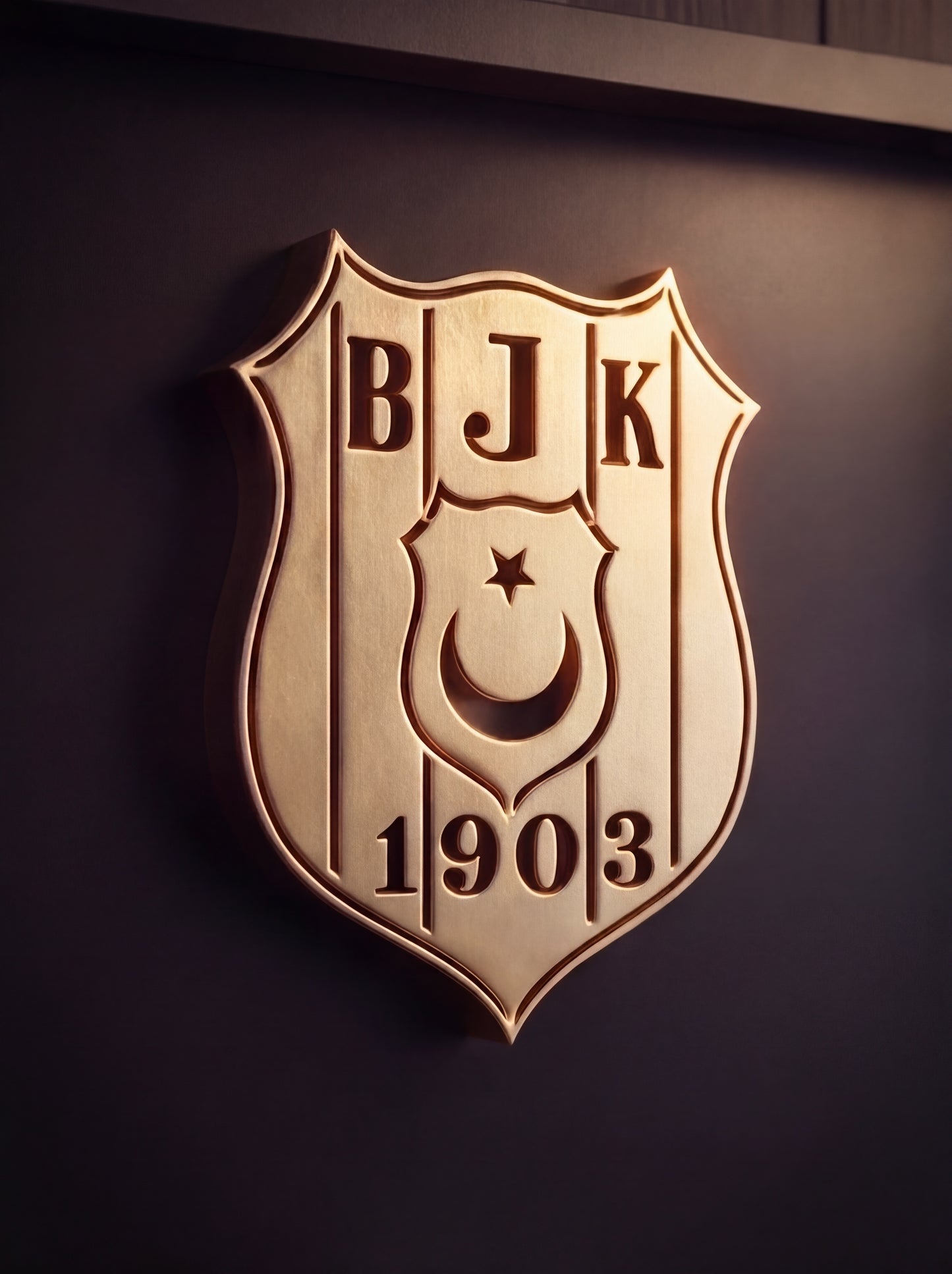 Siyah Beyaz Logolu Premium Tablo | Beyaz Kartal